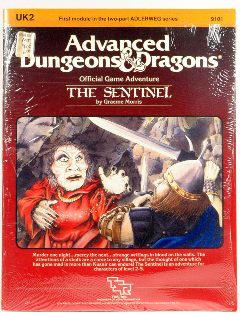 The Sentinel (Advanced Dungeons & Dragons module UK2), by Graeme Morris  