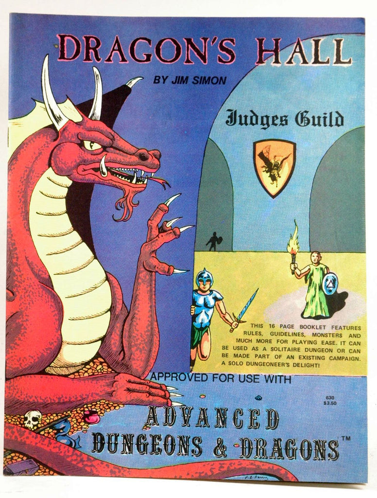 Dragon's Hall (Advanced Dungeons and Dragons), by Jim Simon  