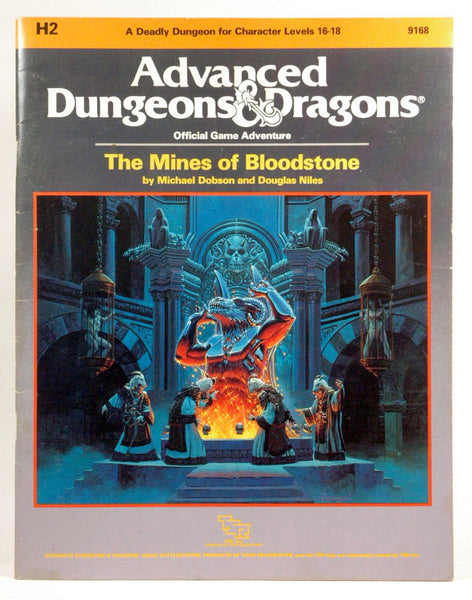 The Mines of Bloodstone (AD&D Fantasy Roleplaying, Module H2 ), by Niles, Douglas, Dobson, Michael  