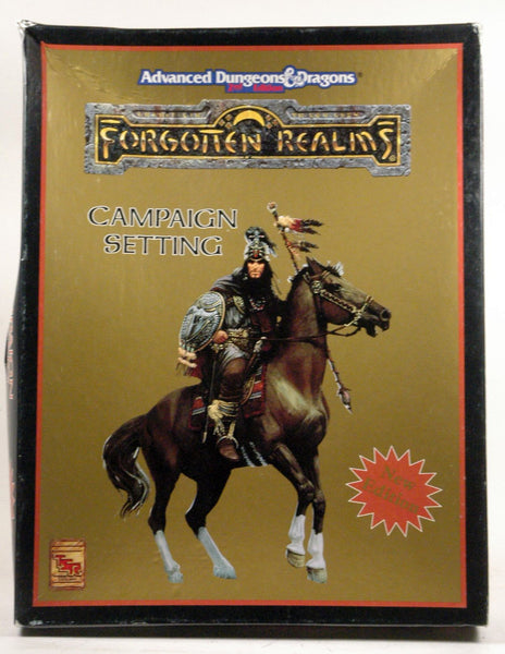Forgotten Realms Campaign Setting Boxed Set "New Edition" (AD&D 2nd Edition), by   