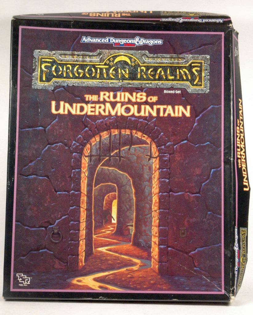 Ruins of UnderMountain (AD&D 2nd Ed. Fantasy Roleplaying, Forgotten Realms), by Greenwood, Ed  
