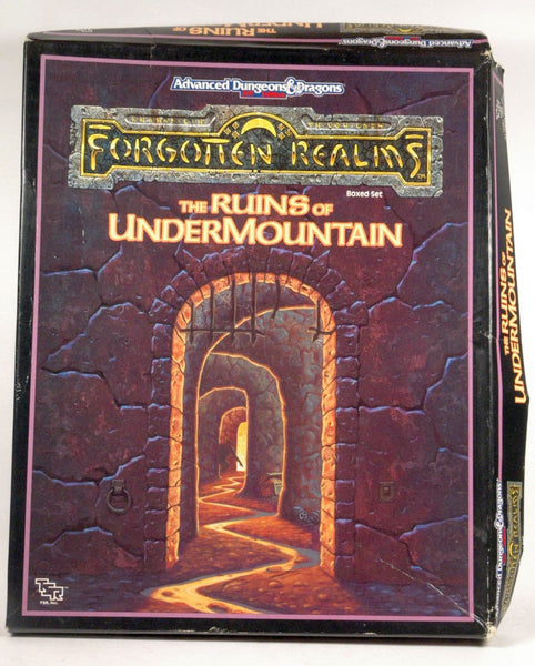 Ruins of UnderMountain (AD&D 2nd Ed. Fantasy Roleplaying, Forgotten Realms), by Greenwood, Ed  