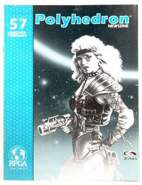 Polyhedron Newszine - Vol 11, No 1, Issue #57,  January, 1991, by Rabe, Jean (ed)  