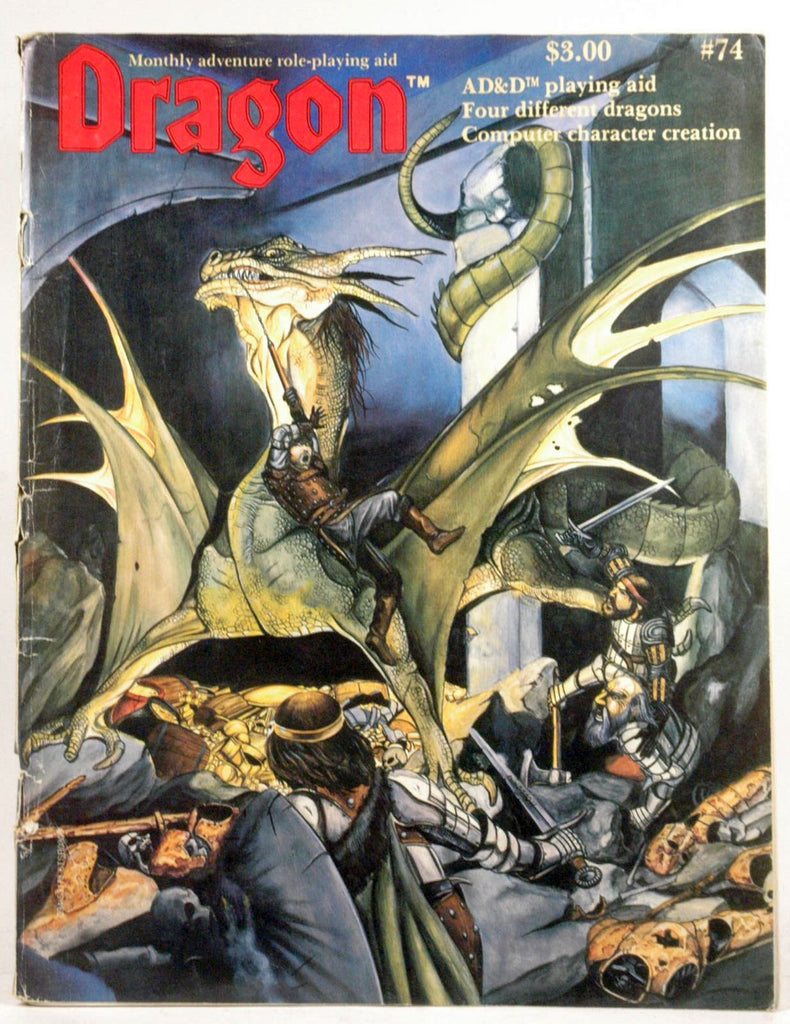 DRAGON #74 (Magazine - June 1983) "AD&D playing aid", by   