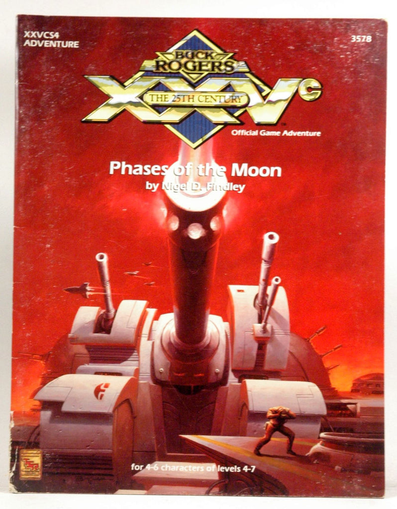 Phases of the Moon (Buck Rogers/25th Century RPG Module XXVCS4) (Xxvcs4, Buck Rogers, 25th Century Official Game Adventure, No. 3578), by Findley, Nigel D.  