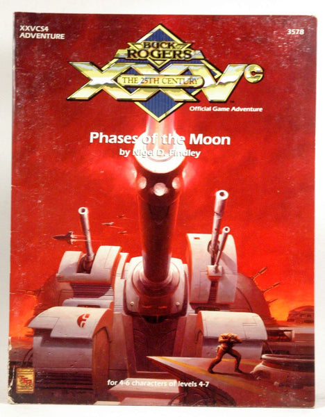 Phases of the Moon (Buck Rogers/25th Century RPG Module XXVCS4) (Xxvcs4, Buck Rogers, 25th Century Official Game Adventure, No. 3578), by Findley, Nigel D.  