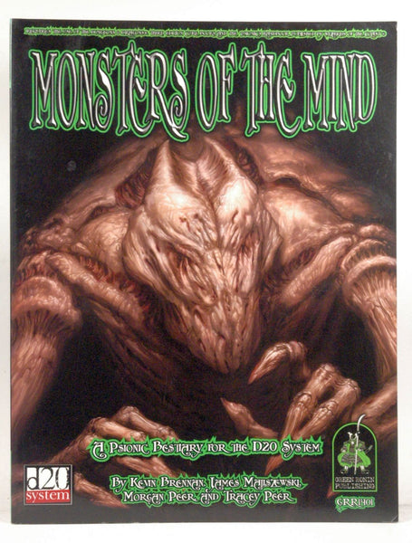 Monsters Of The Mind, by Tracey Peer, Morgan Peer, James Maliszewski, Kevin Brennan  