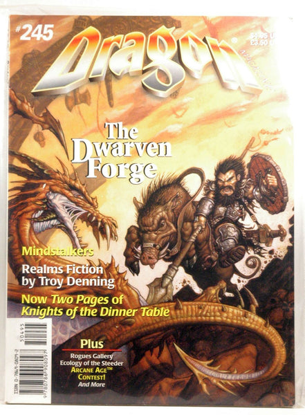 Dragon Magazine, No 245: The Dwarven Forge : Mindstalkers (Monthly Magazine & Annual), by   