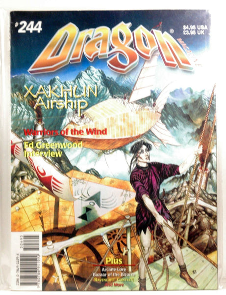 Dragon Magazine, No 244: Feb. '98 Wings Theme, by   