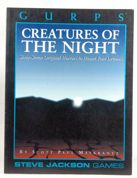 Gurps: Creatures of the Night, by Maykrantz, Scott  