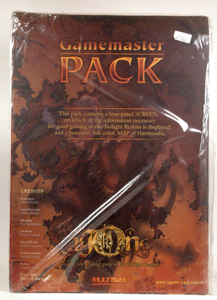 Agone Gamemaster Pack, by Multisim Publishing  