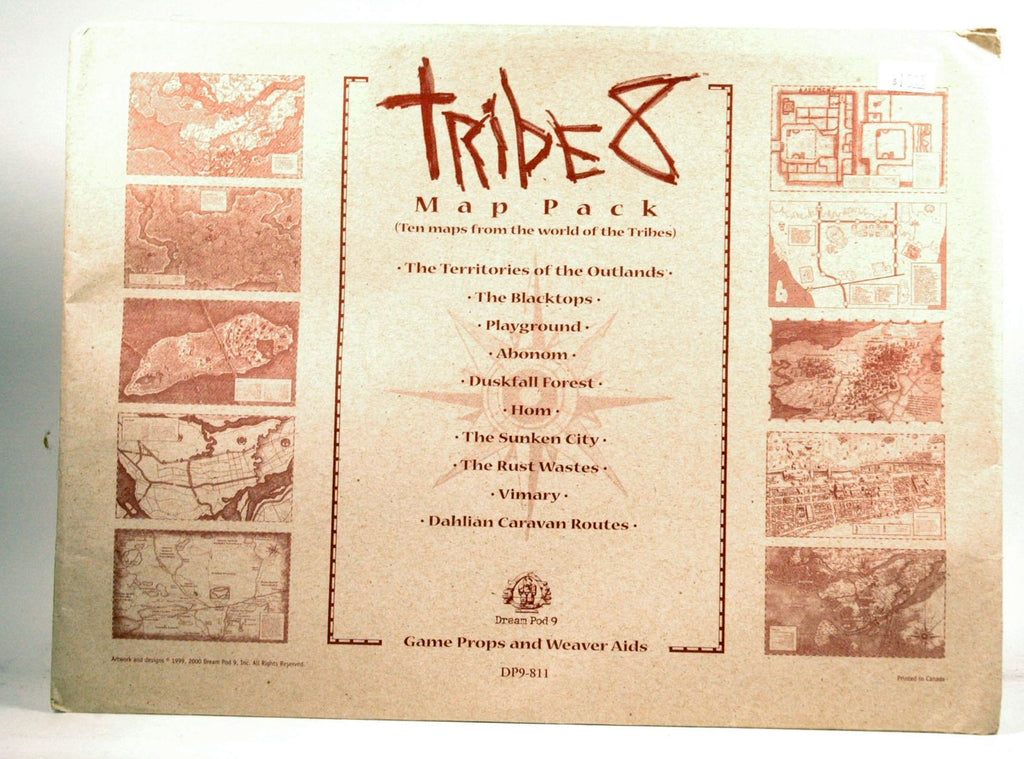 Tribe 8 Map Pack (Ten Maps from the World of the Tribes), by DP-9 Team  