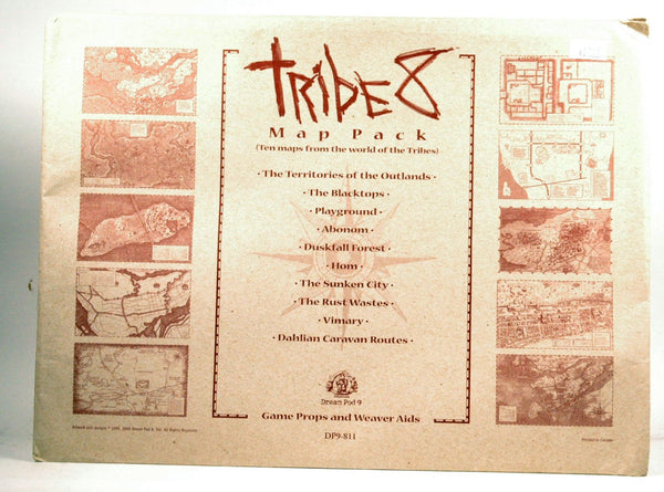 Tribe 8 Map Pack (Ten Maps from the World of the Tribes), by DP-9 Team  