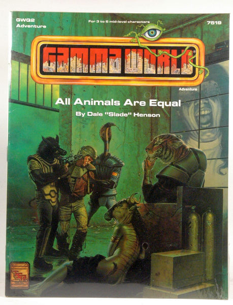 All Animals Are Equal (Gamma World Adventure GWQ2), by Henson, Dale  