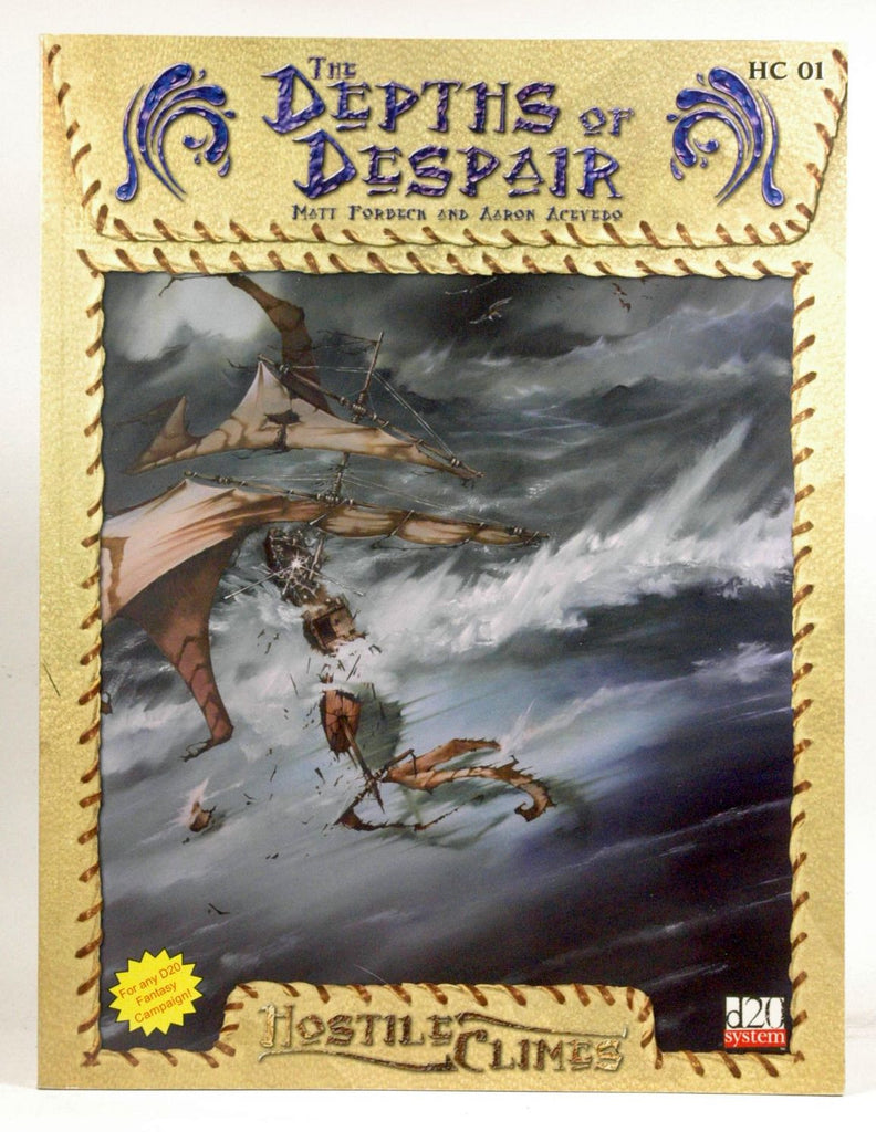 The Depths of Despair: Hostile Climes (D&D d20 Fantasy Roleplaying), by Aaron Forbeck, Matt Forbeck  