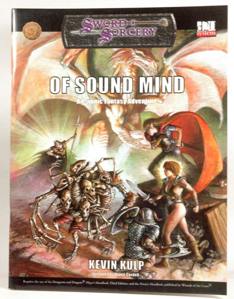 Of Sound Mind (d20 Fantasy Roleplaying), by Bruce R. Cordell, Kevin Kulp  