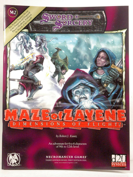 Maze of Zayene Dimensions of Flight (Sword Sorcery), by Kuntz, Robert  