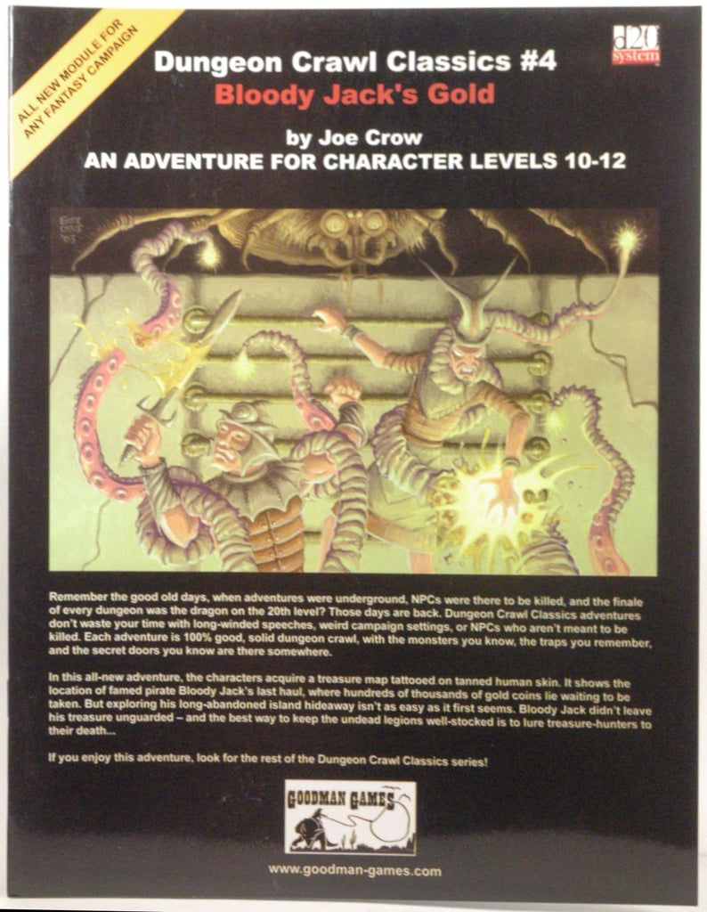 Dungeon Crawl Classics #4: Bloody Jack's Gold, by Crow, Joe  