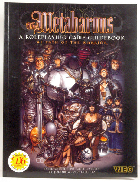 The Metabarons (d6) RPG Guidebook #1 Path of the Warrior, by Goodman, Lockard, Palter, Vrtis  