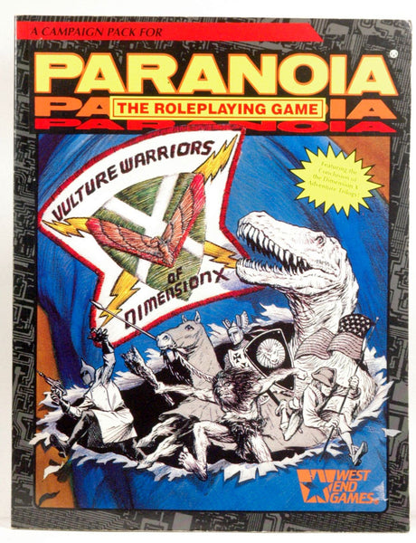 Vulture Warriors of Dimension X (Paranoia RPG), by David Avallone, Joseph Anthony  
