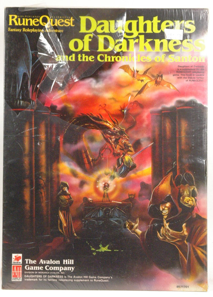 Daughters of Darkness: and the Chronicles of Santon (Runequest), by Tony Hickie  