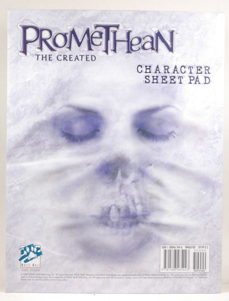 Promethean Character Sheet Pad, by White Wolf, Promethean  