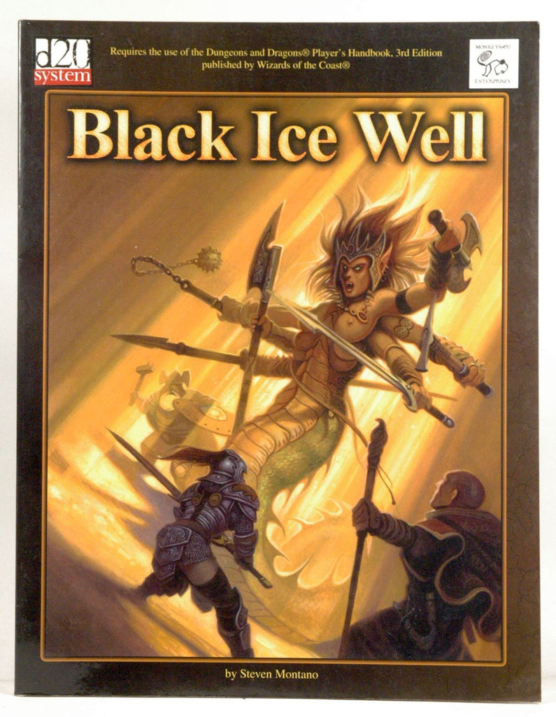 Black Ice Well (d20 Fantasy Roleplaying Adventure), by Steven Montano  