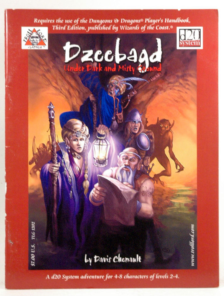 Dzeebagd : Under Dark and Misty Ground (Dungeons & Dragons D20), by Chenault, Davis  