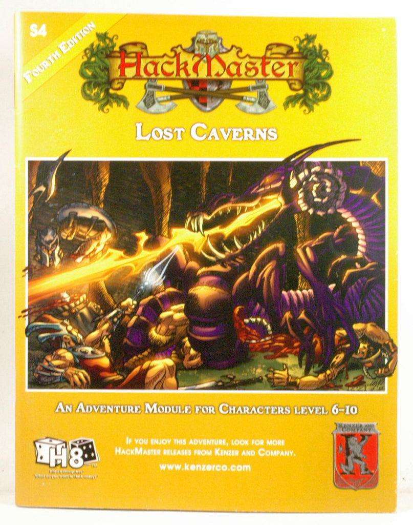 Lost Caverns (Hackmaster Adventure S4), by Thompson, Phil  