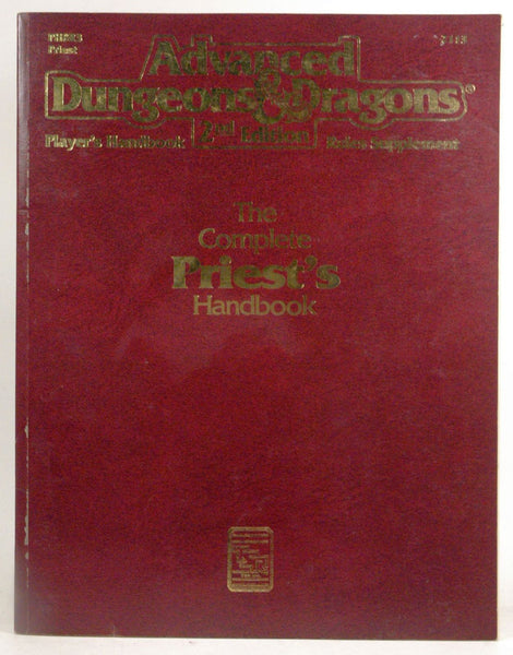 The Complete Priest's Handbook, Second Edition (Advanced Dungeons & Dragons: Player's Handbook Rules Supplement #2113, by Aaron Allston  