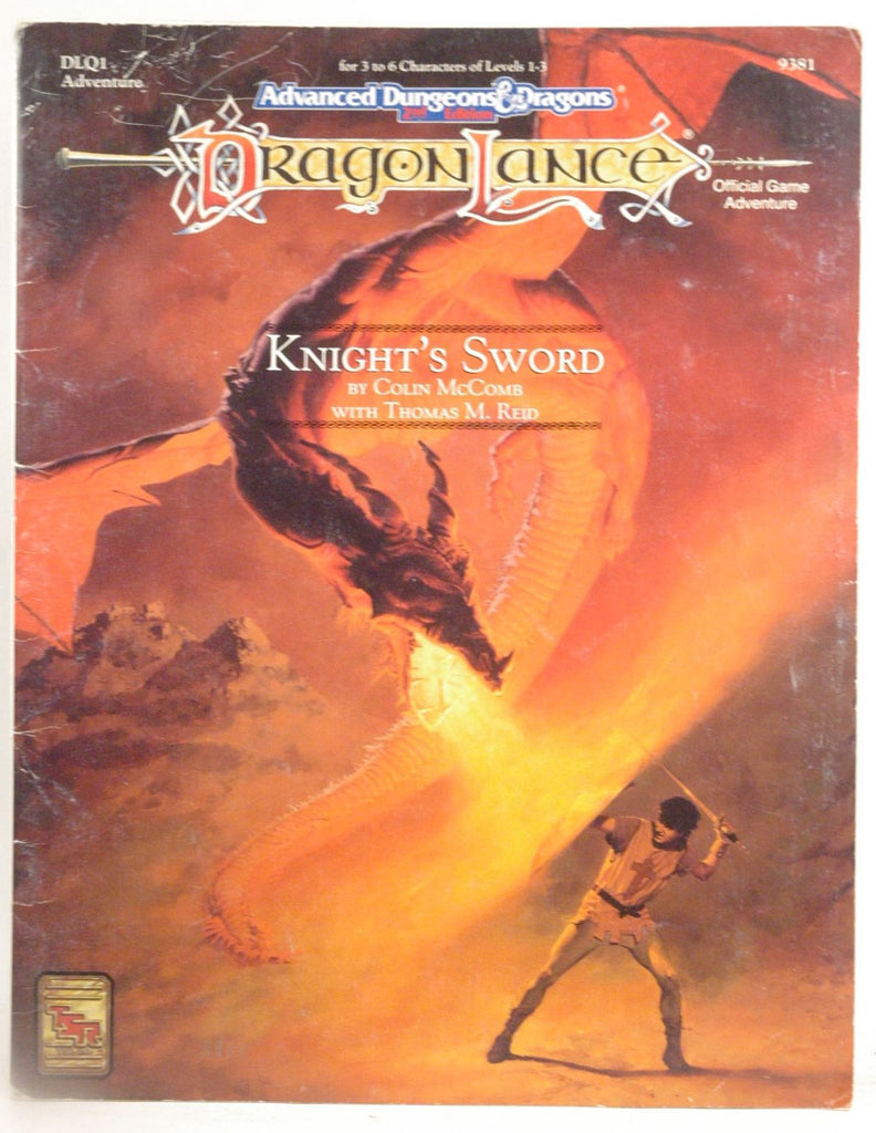 Knight's Sword (Advanced Dungeons & Dragons, 2nd Edition), by McComb, Colin  