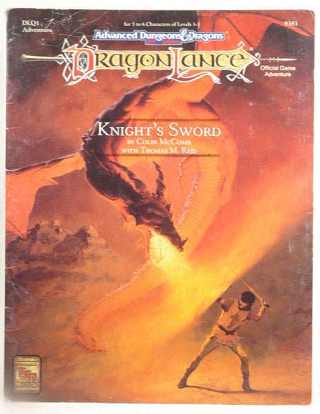 Knight's Sword (Advanced Dungeons & Dragons, 2nd Edition), by McComb, Colin  