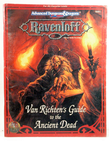 Van Richten's Guide to the Ancient Dead (Advanced Dungeons & Dragons: Ravenloft, Campaign Accessory/9451), by Skip Williams  