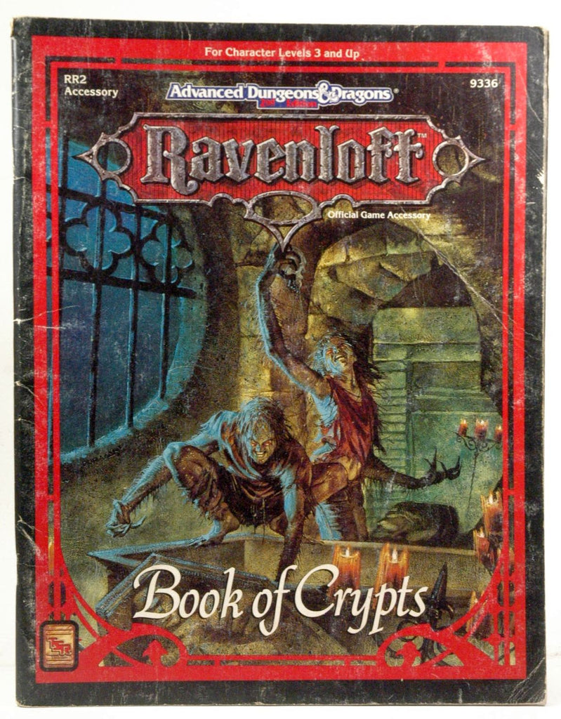 Book of Crypts (AD&D 2nd Ed Fantasy Roleplaying, Ravenloft Setting, #9336/RR2), by Henson, Dale  