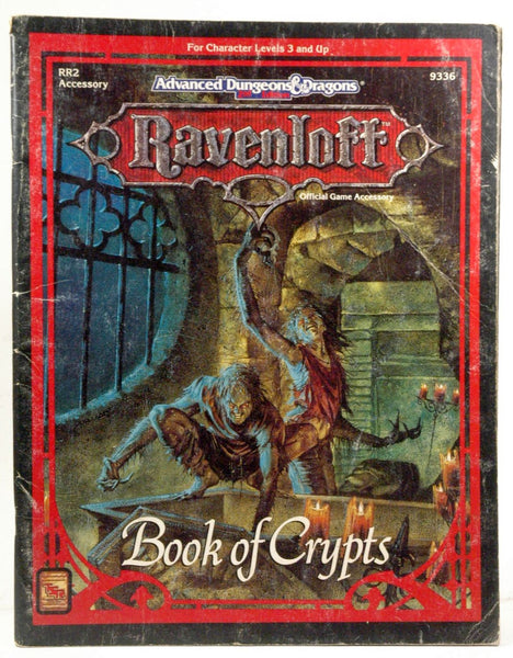 Book of Crypts (AD&D 2nd Ed Fantasy Roleplaying, Ravenloft Setting, #9336/RR2), by Henson, Dale  