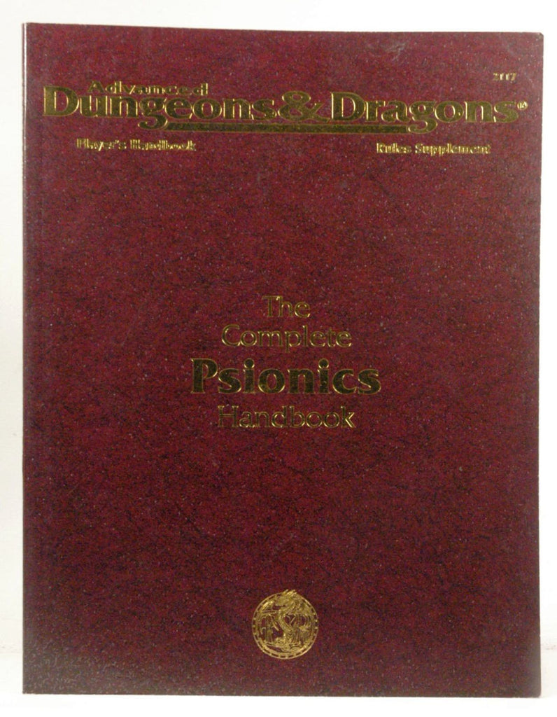 The Complete Psionics Handbook: Player's Handbook Rules Supplement, Dungeons & Dragons (2nd Edition), by Steve Winter  