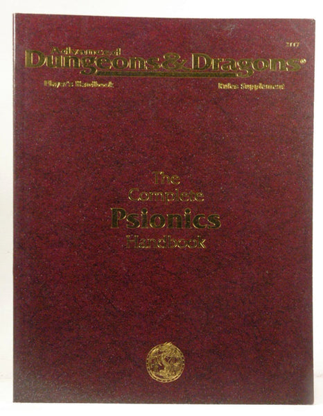 The Complete Psionics Handbook: Player's Handbook Rules Supplement, Dungeons & Dragons (2nd Edition), by Steve Winter  