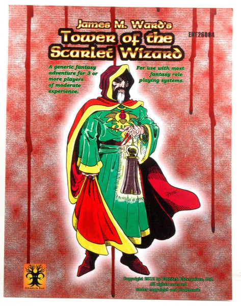 Tower of the Scarlet Wizard, by James M Ward  