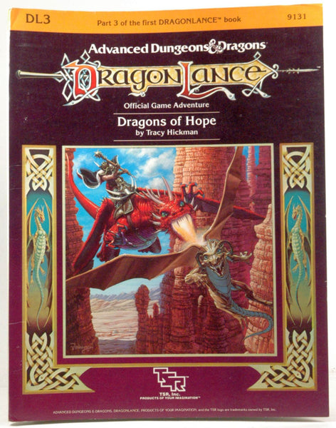 Dragons of Hope (Dragonlance module DL3), by Johnson, Harold, Hickman, Tracy  