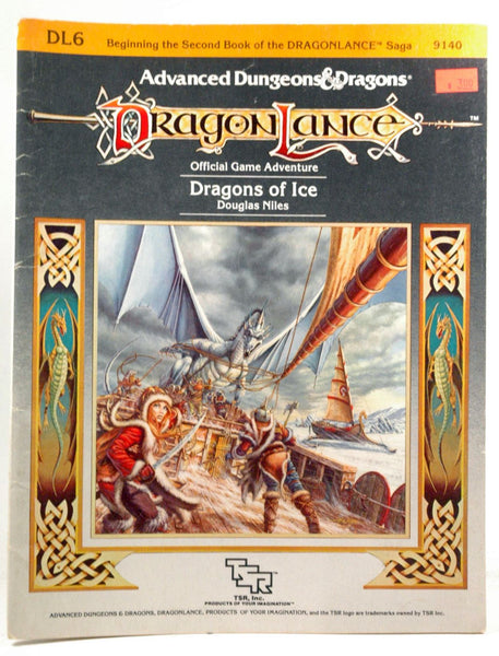 Dragons of Ice (DL6, Dragonlance AD&D adventure), by Niles, Doug  