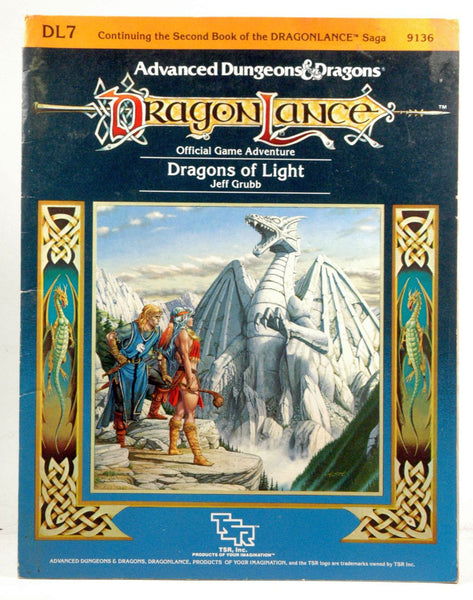 Dragons of Light (Advanced Dungeons & Dragons/Dragonlance Module DL7), by Grubb, Jeff  
