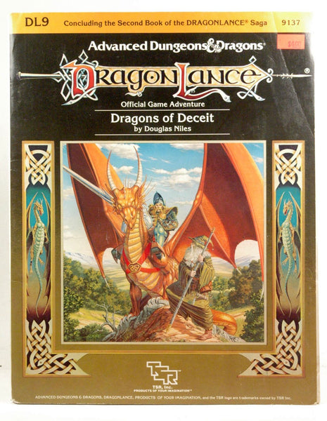 Dragons of Deceit (Advanced Dungeons & Dragons/Dragonlance Module DL9), by Niles, Doug  
