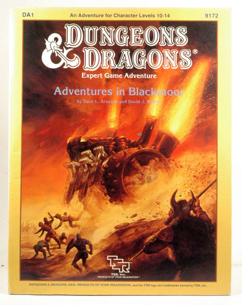 Adventures in Blackmoor (Dungeons & Dragons Module DA1), by Ritchie, David J., Arneson, Dave L.  
