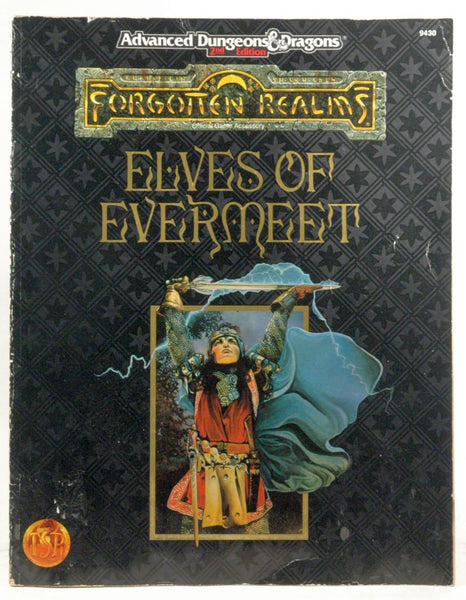 Elves of Evermeet (AD&D Fantasy Roleplaying, Forgotten Realms), by   
