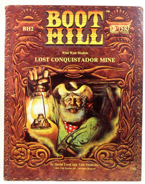 Boot Hill: Wild West Module Lost Conquistador Mine, by David 'Zeb' Cook  