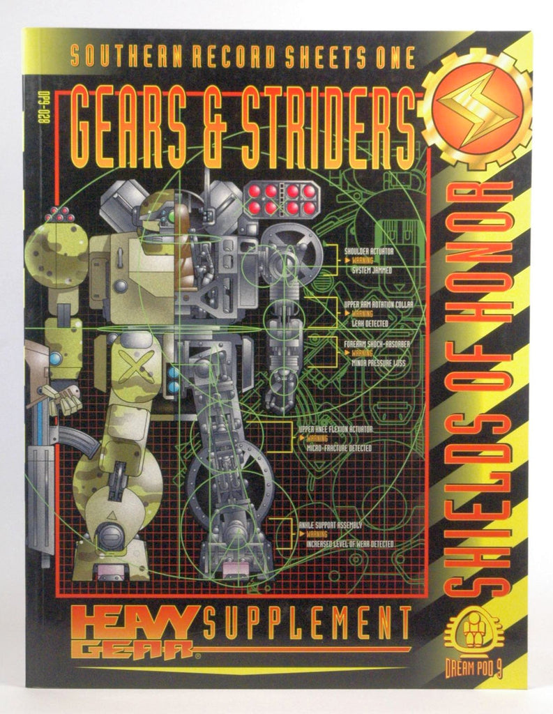 Southern Record Sheets One: Gears & Striders (Heavy Gear Supplement), by Dp9 028  