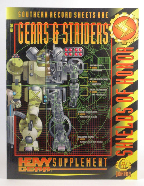Southern Record Sheets One: Gears & Striders (Heavy Gear Supplement), by Dp9 028  
