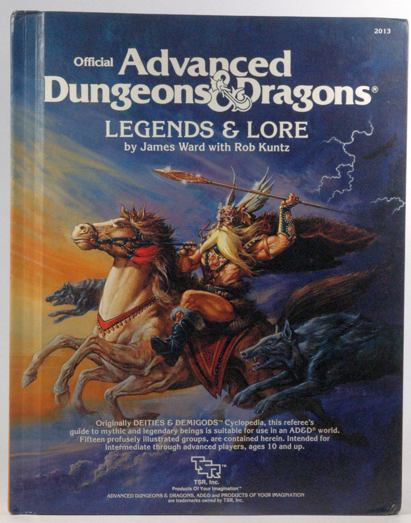 Advanced Dungeons and Dragons, Legends and Lore, by Kuntz, Robert, Ward, James  