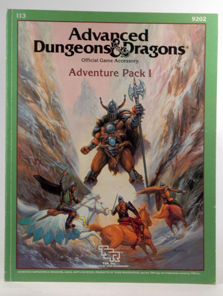 Advanced Dungeons and Dragons Special Module I13 : Adventure Pack 1, by Christian, Deborah (editor)  