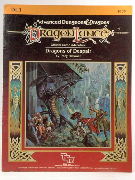 Dragons of Despair (Dragonlance module DL1), by Tracy Hickman  